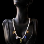Pearl Seahorse Charm Necklace
