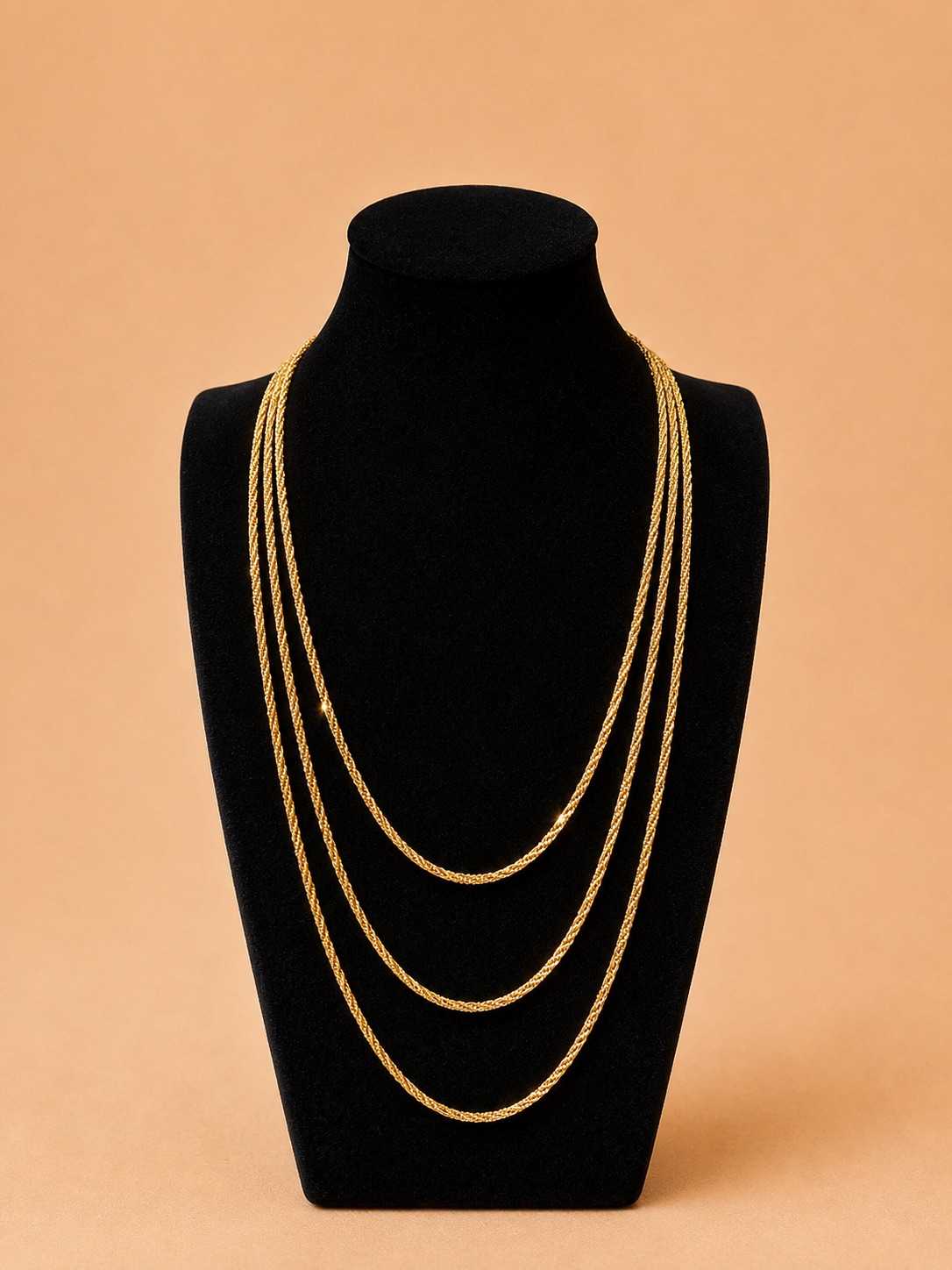 IMG_6614 Triple Layer Rope Chain Necklace - Image 1