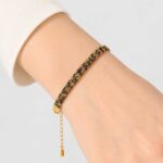 Woven Chevron Cord Bracelet