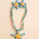 Crochet Starfish Statement Necklace