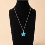 Turquoise Starfish Pendant Necklace