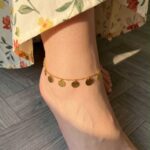 Coin Disc Charm Anklet