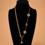 Mixed Chain Medallion Necklace
