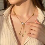 Moon & Star Pendant Necklace